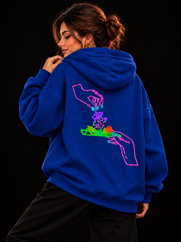 هودی پینترستی-جنس دورس 3 نخ کرکی -فری سایز مناسب 32 تا 42