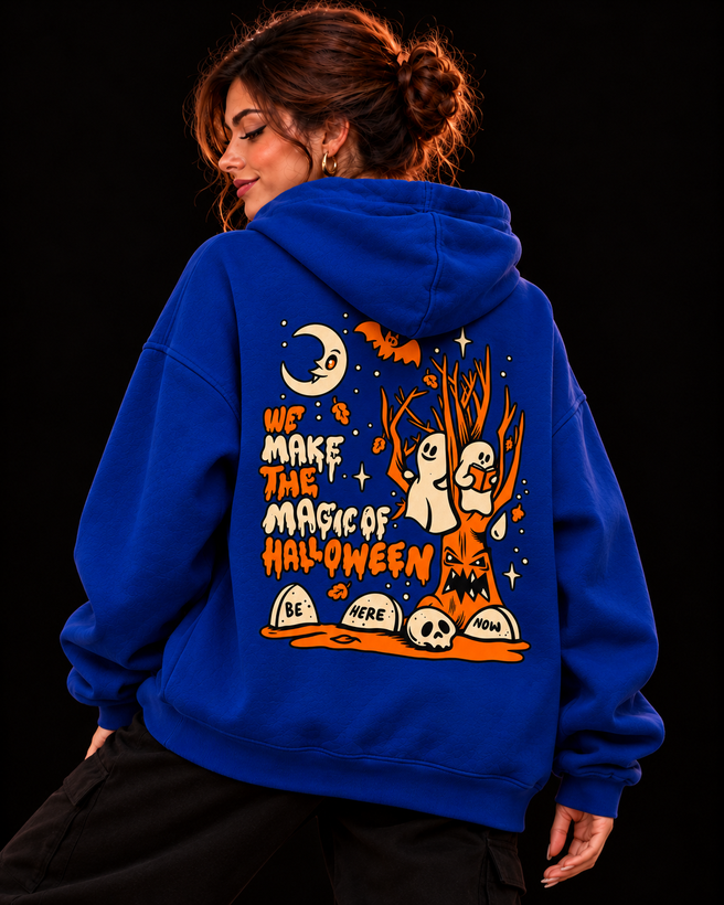 هودی پینترستی هالووین -جنس دورس 3 نخ کرکی -فری سایز مناسب 32 تا 48