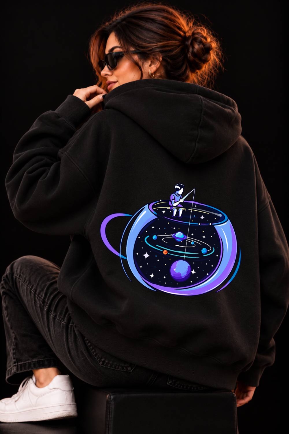 هودی پینترستی-جنس دورس 3 نخ کرکی -فری سایز مناسب 32 تا 42